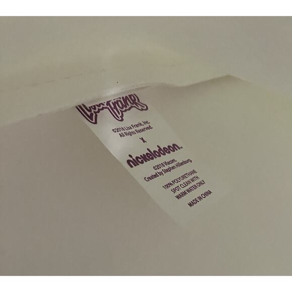 Lisa Frank SpongeBob SquarePants Holographic Drawstring Cinch Bag Backpack NWT - Picture 5 of 7